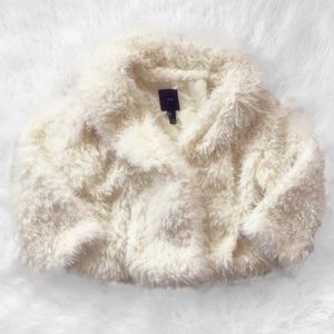Shaggy Faux Fur Shearling Coat